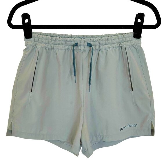 Outdoor Voices Doing Things Shorts, Grey/Blue, Size XS - Picture 2 of 5
